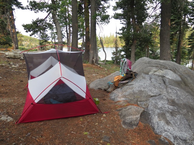 My tent - a MSR Hubba Hubba